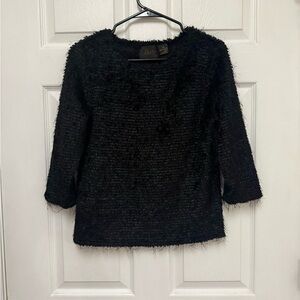 David Paul eyelash Knit Sweater